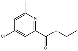 Ethyl 4-chloro-6-methylpyridine-2-carboxylate 结构式