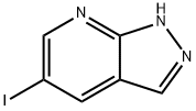 5-碘-7-氮杂吲唑 结构式
