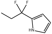 2-(1,1-Difluoropropyl)-1H-pyrrole 结构式