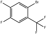 1-溴-4,5-二氟-2-(三氟甲基)苯 结构式