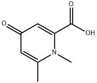 1,6-二甲基-4-氧代-1,4-二氢吡啶-2-羧酸 结构式