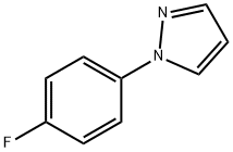 1-(4-氟苯基)-1H-吡唑 结构式