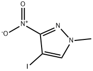 4-碘-1-甲基-3-硝基-吡唑 结构式