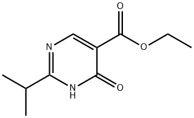 4-羟基-2-异丙基嘧啶-5-甲酸乙酯 结构式