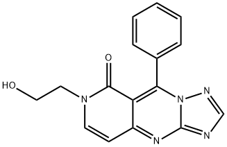 7-(2-羟基乙基)-9-苯基吡啶并[4,3-D][1,2,4]三唑并[1,5-A]嘧啶-8(7H)-酮 结构式