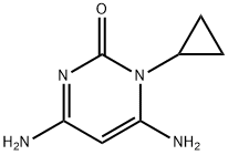 4,6-二氨基-1-环丙基嘧啶-2(1H)-酮 结构式