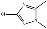 1,2,4-1H-三氮唑,3-氯-1,5-二甲基- 结构式