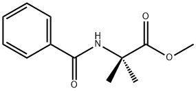 2-甲基-2-(苯基羰基氨基)丙酸甲酯 结构式