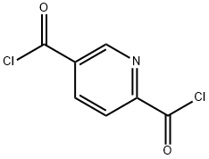 Pyridine-2,5-dicarbonyl chloride 结构式