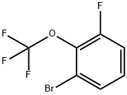 1-溴-3-氟-2-三氟甲氧基苯 结构式