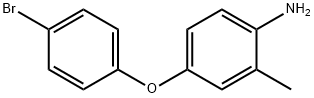 4-(4-溴苯氧基)-2-甲基苯胺 结构式