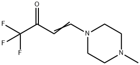 1,1,1-Trifluoro-4-(4-methylpiperazin-1-yl)but-3-en-2-one 结构式