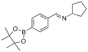 环戊基(4-(4,4,5,5-四甲基-1,3,2-二氧硼烷-2-基)苯基)甲胺 结构式