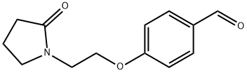 4-[2-(2-氧代-吡咯烷-1-基)-乙氧基]-苯甲醛 结构式