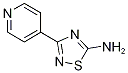 5-Amino-3-pyridin-4-yl-1,2,4-thiadiazole 结构式