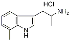 1-METHYL-2-(7-METHYL-1H-INDOL-3-YL)-ETHYLAMINEHYDROCHLORIDE 结构式