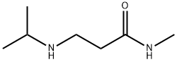 3-(ISOPROPYLAMINO)-N-METHYLPROPANAMIDE 结构式