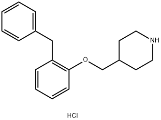 4-[(2-BENZYLPHENOXY)METHYL]PIPERIDINEHYDROCHLORIDE 结构式