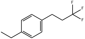 1-ETHYL-4-(3,3,3-TRIFLUOROPROPYL)BENZENE 结构式