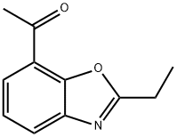 1-(2-乙基苯并[D]噁唑-7-基)乙-1-酮 结构式