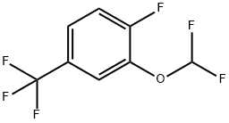 3-(二氟甲氧基)-4-氟三氟化苯 结构式