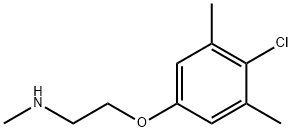 2-(4-Chloro-3,5-dimethylphenoxy)-N-methyl-1-ethanamine 结构式