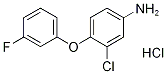 3-氯-4-(3-氟苯氧基)苯胺盐酸盐 结构式