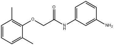 N-(3-Aminophenyl)-2-(2,6-dimethylphenoxy)acetamide 结构式