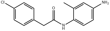 N-(4-Amino-2-methylphenyl)-2-(4-chlorophenyl)-acetamide 结构式