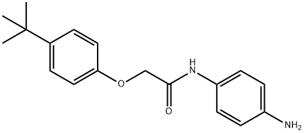 N-(4-Aminophenyl)-2-[4-(tert-butyl)phenoxy]-acetamide 结构式