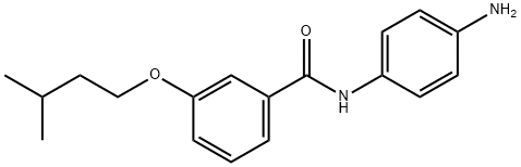 N-(4-Aminophenyl)-3-(isopentyloxy)benzamide 结构式