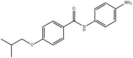 N-(4-Aminophenyl)-4-isobutoxybenzamide 结构式