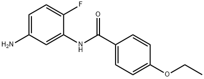 N-(5-Amino-2-fluorophenyl)-4-ethoxybenzamide 结构式