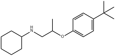 N-{2-[4-(tert-Butyl)phenoxy]propyl}cyclohexanamine 结构式