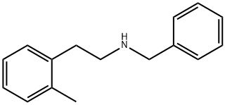 N-Benzyl-2-(2-methylphenyl)-1-ethanamine 结构式