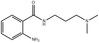 2-氨基-N-[3-(二甲基氨基)丙基]苯甲酰胺 结构式