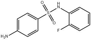 4-氨基-N-(2-氟苯基)苯磺酰胺 结构式