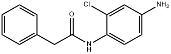 N-(4-氨基-2-氯苯基)-2-苯基乙酰胺 结构式