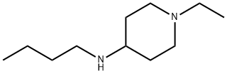 正丁基-1-乙基哌啶-4-胺 结构式