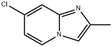 7-氯-2-甲基咪唑并[1,2-A]吡啶 结构式