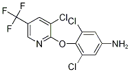 3,5-dichloro-4-{[3-chloro-5-(trifluoromethyl)-2-pyridinyl]oxy}phenylamine 结构式