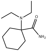 1-(diethylamino)cyclohexanecarboxamide 结构式