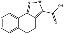 4,5-二氢-1H-苯并[G]1H-吲唑-3-羧酸 结构式