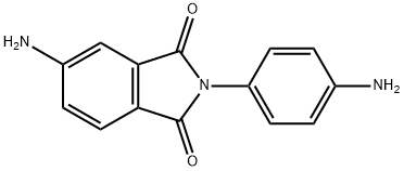 5-氨基-2-(4-氨基-苯基)-异吲哚-1,3-二酮 结构式