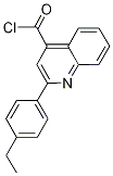 2-(4-乙基苯基)喹啉-4-甲酰氯 结构式