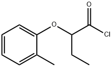 2-(2-甲基苯氧基)丁酰氯化物 结构式