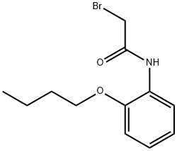 2-Bromo-N-(2-butoxyphenyl)acetamide 结构式
