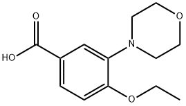 4-Ethoxy-3-morpholin-4-yl-benzoic acid 结构式