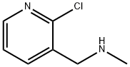 1-(2-氯吡啶-3-基)-N-甲基甲胺 结构式