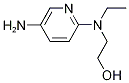 2-[(5-Amino-2-pyridinyl)(ethyl)amino]-1-ethanol 结构式